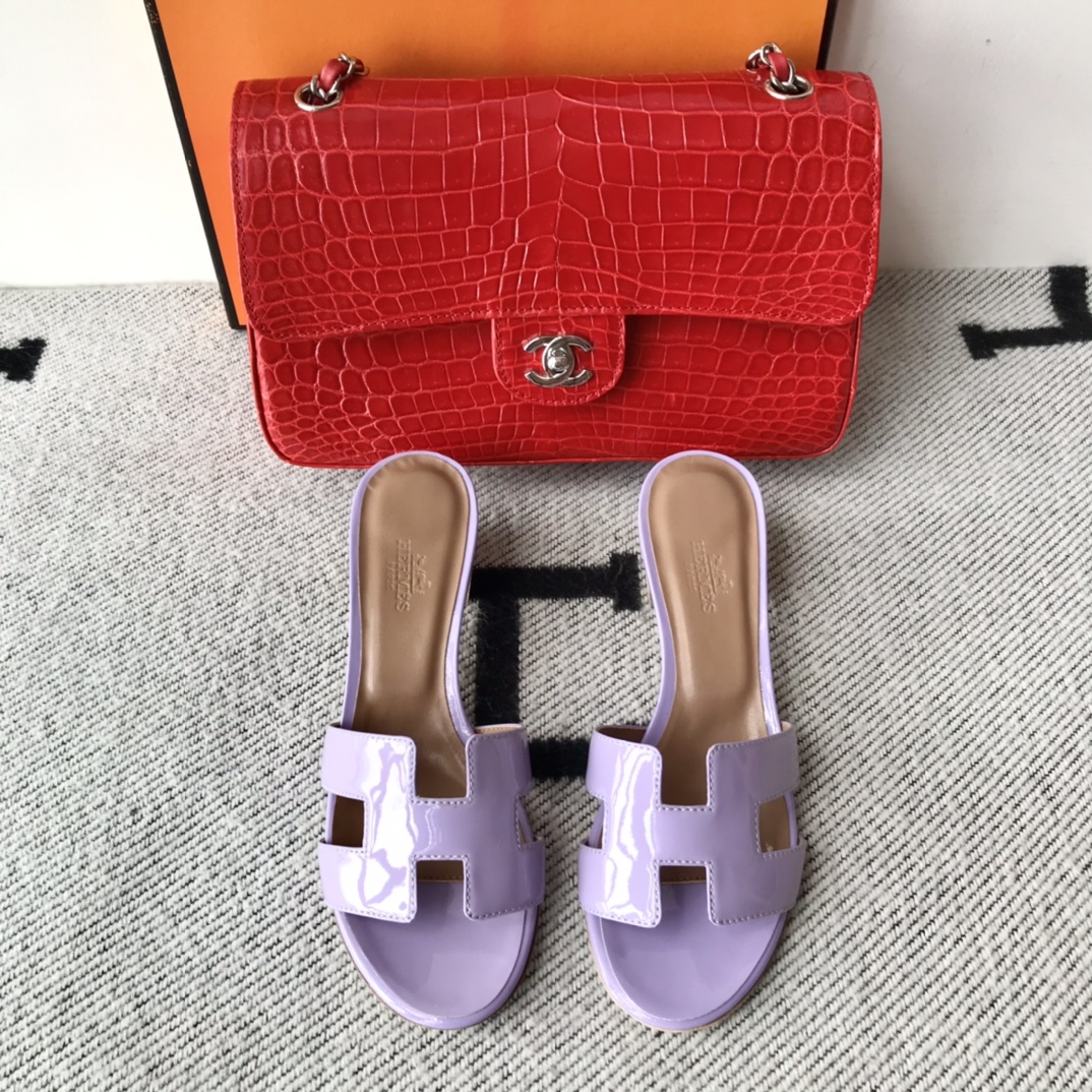 에르메스 올수공 오아시스 슬리퍼 샌들 페이던트 17